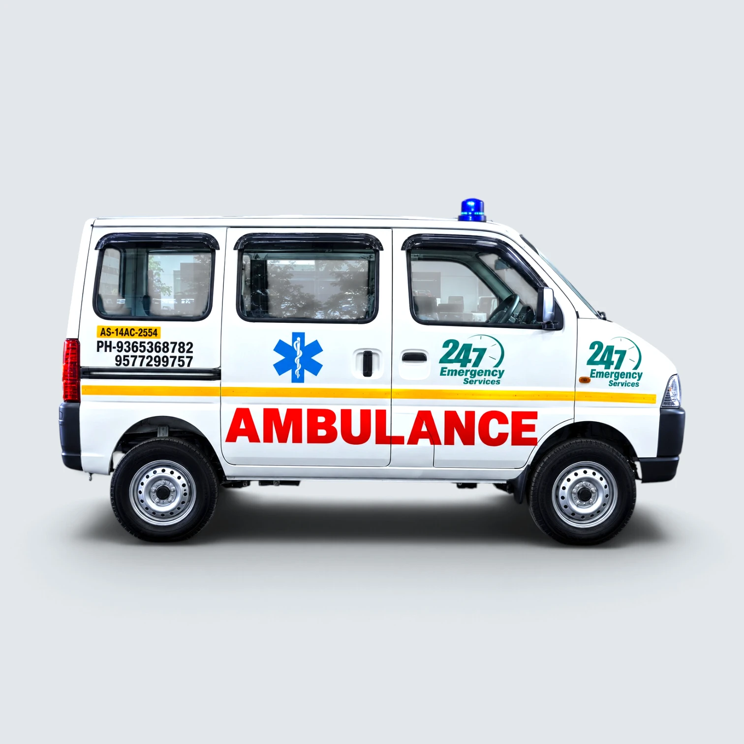 Axomwheels patient transport ambulance